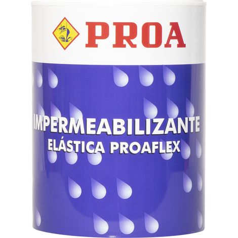 IMPERMEABILIZANTE ELÁSTICA RUGOSA PROAFLEX, Blanco 0.75lts