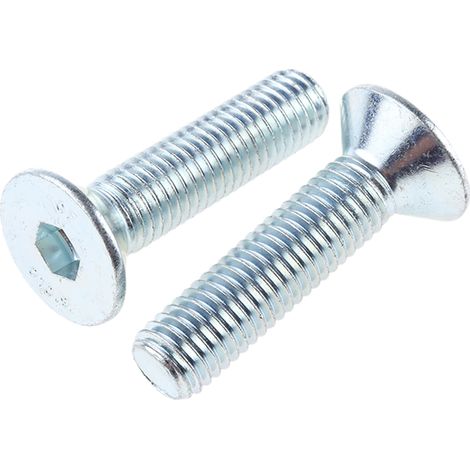 Vis à six pans creux, M12 x 50mm, tête Vis fraisée à tête creuse hexagonale, en Acier ( Prix pour Sachet de 25 )