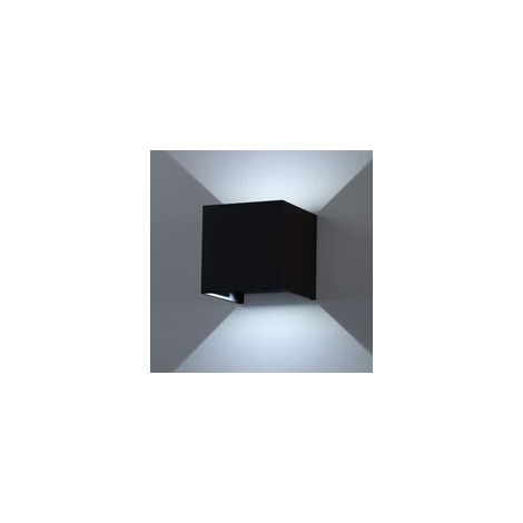 LED 12W Applique Murale Extérieur-lumière blanche et froide 6000K blanc chaud Moderne intérieur Luminaire Murales,Éclairage Etanche IP65,Aplique Mural avec Angle de Faisceau Réglable,Lampe pour Entrée