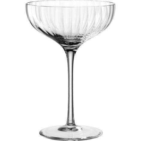 Lot de 6 flûtes à champagne, passent au lave-vaisselle, hauteur 16 cm, 260 ml, transparents (1/4)