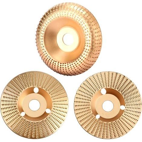 3Pcs Disque Bois Meuleuse 125mm, Disque Abrasif en Bois, Disques de Meulage du bois en Carbure de Tungstène pour Façonner, Meuler et Couper. Roues pour Meuleuse d'angle (1/5)