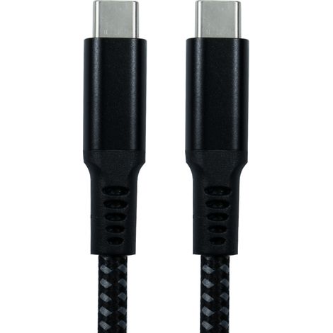 Câble USB RS PRO USB C vers USB C, 1.8m, Noir ( Prix pour 1 )