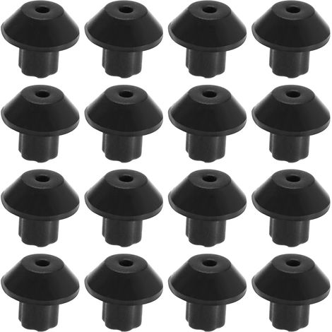 16pcs Pieds en Caoutchouc pour Grille Compatible avec Viking Série Tables de Cuisson de Rechange pour Cuisinière à Gaz Brûleur Grille Pieds WB2K101 PD040035 PD040075 AP5316217