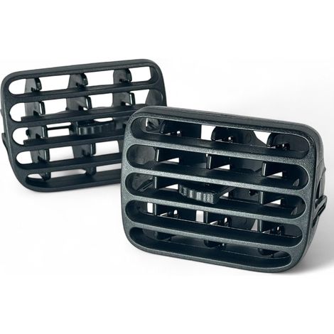 (Lot de 2) Grilles de Ventilation Avant Centrale Gauche et Droite pour tableau de Bord compatible Renault Clio II et Thalia I OEM : 7702258279 7702258280 (1/4)