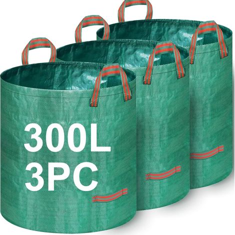 Sac de ramassage Feuilles Grand Format réutilisable (300L3PC) (1/5)