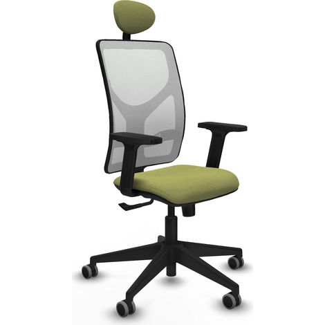 Chaise de bureau piqueras y crespo Motilla blanc mousse découpée (1/2)
