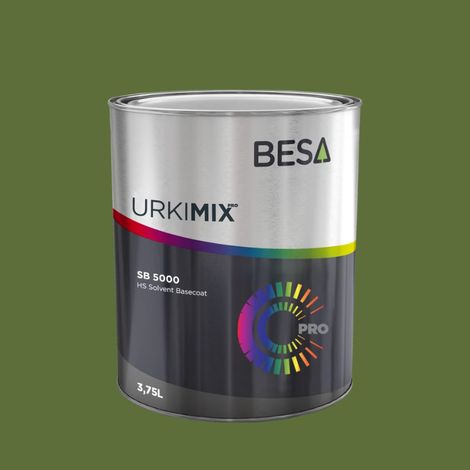 Pot de peinture Polyuréthane / bi composant Vert Fougère RAL 6025 Mat - 750 gr