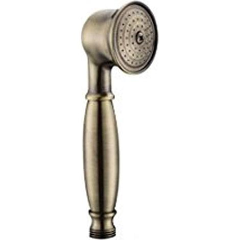 Doccetta in ottone bronzato per doccia o gruppo vasca decò bronzo retrò antico