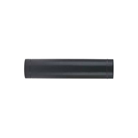 TUBO PORCELLANATO PER STUFE A LEGNA NERO OPACO ALA SMALTO CLASSIC  ø mm.120x500h.    ALA