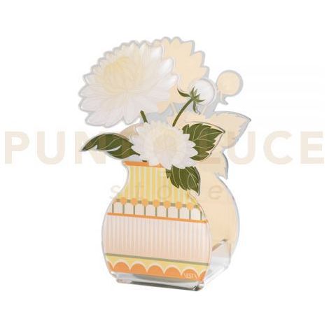 MINI PROFUMATORE DALIA IN CRISTALLO ACRILICO DECORATO CELESTE FRAGRANZA BY CHIARA FIRENZE ANIMA 50ML