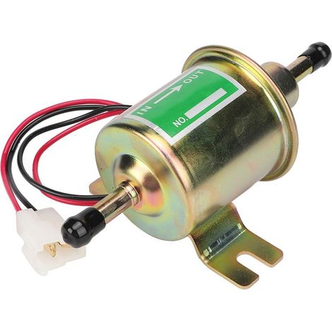 Pompe à carburant électrique universelle 24 V pour voiture et bateau, filtre en ligne, essence et diesel, remplacement (or) (1/5)