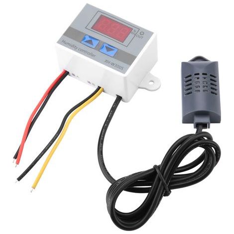 Sjlerst – XH-W3005 Digitaler Feuchtigkeitsregler – Messbereich: 0–99 % rF – Genauigkeit: 0,1 % – Stromversorgung: 12 V/24 V/220 V – Direktausgang (1/5)