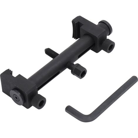 Extracteur universel de poulie d'entraînement nervurée, extracteur de vilebrequin en acier au carbone, outil de réparation automobile réglable (1/5)