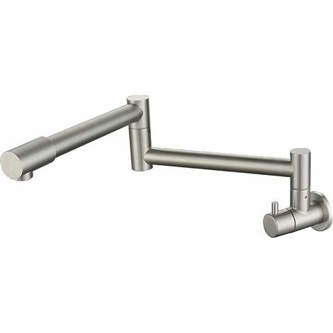 RHG Robinet mural pliant Robinet d'eau froide simple en acier inoxydable SUS304 (1/5)