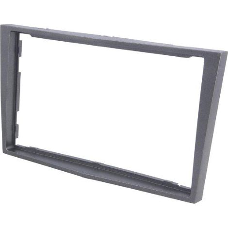 Facade autoradio FA152.0C compatible avec Opel Astra Vivaro Zafira - Argent fonce