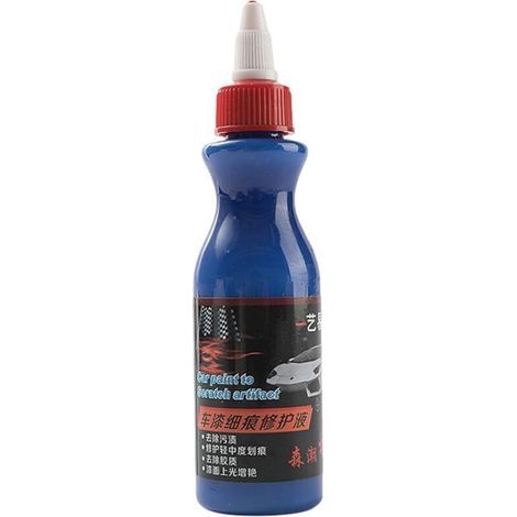 Réparation des rayures peinture automobile Dissolvant rayures 100 ml pour véhicules Composé polissage voiture multifonctionnel Polisseuse composée frottement pour voitures (1/5)