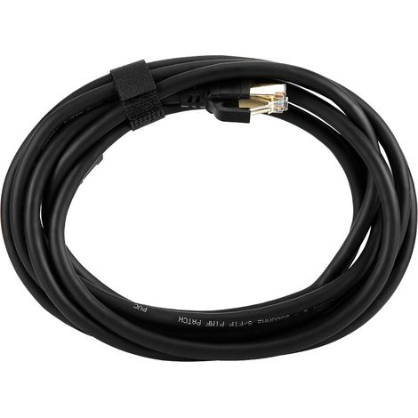 Cat8 RJ45 câble réseau rond 9,8 pi, cordon de brassage Ethernet haute vitesse pour LAN (1/5)