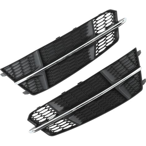 Paire de Grilles de Pare-chocs Avant pour Feux Anti-brouillard 4G0807681AN, Remplacement Compatible Audi A6 C7 2014-2018 (1/5)