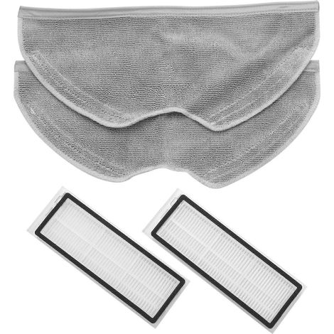 Accessoires pour aspirateur robot 360 X95 X90 S9 : chiffon de nettoyage de rechange et filtre HEPA (1/5)