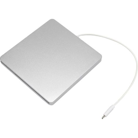 Lecteur DVD/CD externe USB-C Superdrive, graveur DVD/CD Type-C pour ordinateur portable, compatible Windows. (1/5)