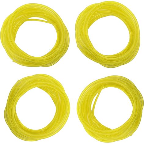 Hippotech 12 mètres Tuyaux Carburant Carburant Gaz Conduite Tuyau 4 tailles 2x3.5mm /2.5x5mm/3x5 mm/3x6mm pour 2 Cycles Petit Moteur Tondeuse Tronçonneuse Souffleur