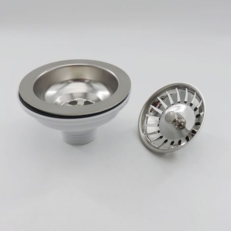 Couvercle d'évier en acier inoxydable avec bouchon anti-retour, joint de bonde d'évier de cuisine, bouchon de filtre pour siphon de sol