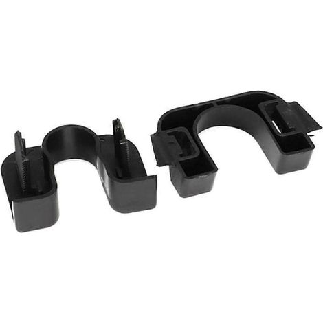 Befestigung für die Heckklappe des Focus Fiesta, schwarze Gepäckklemmclips, Schnellbefestigung.