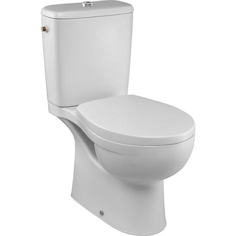 Jacob Delafon – Pack WC broyeur complet sans bride – Sortie verticale – Céramique sanitaire – Double chasse 3/6 litres – Installation au sol (1/4)
