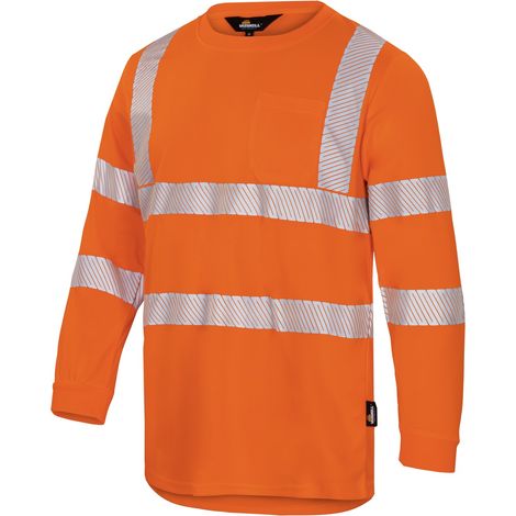 Triuso Vizwell Warnshirt langarm VWTS 21 UV50+ Gr. 4XL orange (1/2)