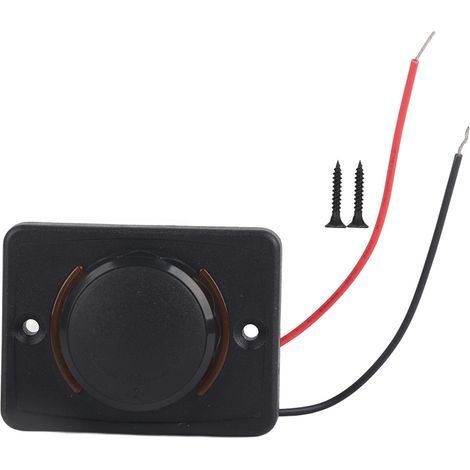 Chargeur Voiture USB Double Port 3.1A 12V/24V Noir avec Prise Allume-Cigare LED Jaune (1/5)