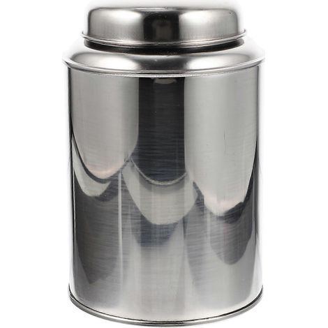 Multifunktionales Vorratsglas für Zuhause, praktische Teedose, Wohnaccessoire – 18,5 x 11,9 x 11,9 cm – Silber (1/3)