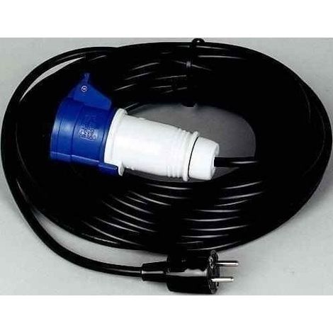 Prolongateur 25 m CEE17 230V (2P+T) + femelle(P17)pour caravane et camping car
