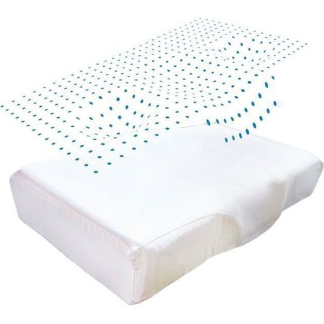 Taie d'oreiller Anti-Rides Ergo - Inphysio - Ivoire - 100% soie naturelle - Hypoallergénique - 65x41 cm