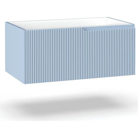 Base portalavabo 1 cestone ZIP azzurro tiffany (1/2)