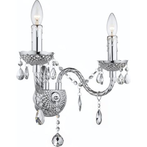 APLIQUE DE PARED TOOLIGHT EBT017-2W CHROME
