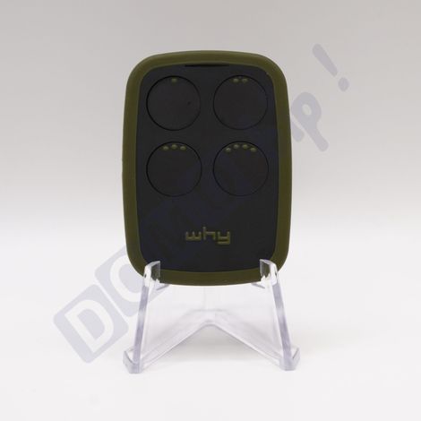 WHY EVO NOA - Télécommande universelle 4 boutons Vert Profond multi-fréquences 280-868 MHz - Code fixe & rolling code - Ref : 4791015 (1/5)