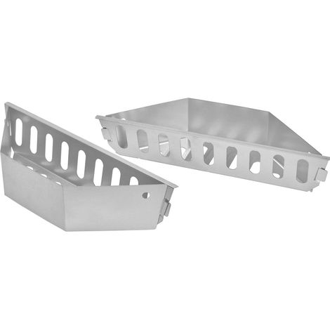 Charbon Char-Basket pour Barbecues à Charbon de , Paniers à Charbon de Bois pour Chaleur directe et indirecte, , 2 piècesr (1/4)