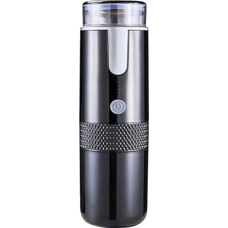 Cafetière expresso portable avec batterie rechargeable – 45 ml – Adaptateur voiture inclus – Idéale pour camping et randonnée