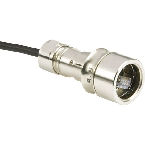 Bulgin PXM6034/A Sensor-/Aktor-Datensteckverbinder  Stecker, gerade  Polzahl Sensoren: 8P8C 1 St.