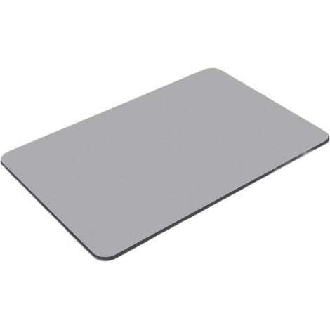 Tapis de bain Anticorrosion Soft Diatomite séchage rapide anti - odeur haute absorption d'eau inclus papier abrasif diamant pour le nettoyage 100% Diatomite 60x40 cm gris (1/5)