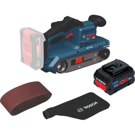 Ponceuse à bande sans fil Bosch GBS 18V-75 18 V 76 x 533 mm sans balais + 1 batterie ProCORE 5,5 Ah - sans chargeur (1/5)