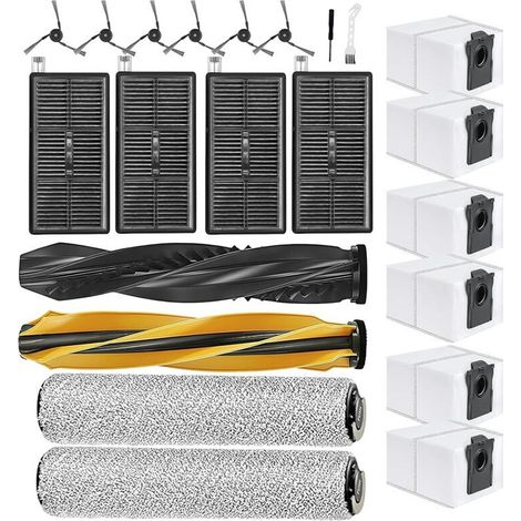 Juego de 22 accesorios para aspiradora Aqua10 Ultra Roller / Aqua10 Ultra Roller: cepillo, rodillo, bolsa y filtro. (1/4)