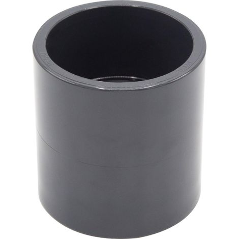 1 Manchon PVC-U 63 Mm Butée Interne PN16 Raccord Droit Tube Pression Piscine Arrosage (1/5)