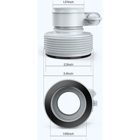 Intex – 29061 – Lot de 2 adaptateurs 32–38 mm