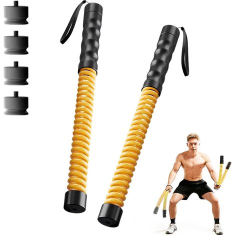 Cordes de combat sans corde - Appareil de fitness et de musculation avec poids - Corde d'entraînement lestée - Corde de combat sans corde - Convient pour la (1/5)