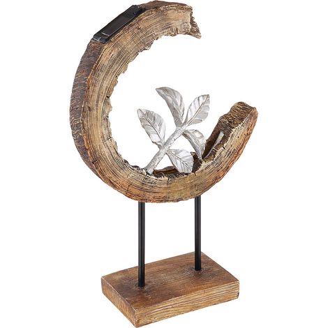 Lampada solare da giardino effetto legno decorazione da giardino lampada solare solare luna per esterni, ramo argentato, LED 3000K bianco caldo, LxH 24x52 cm (1/5)
