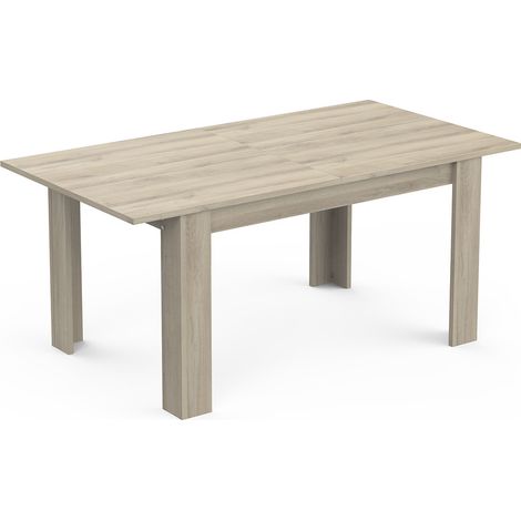 Table de salle à manger extensible coloris chêne Raphaella (1/5)