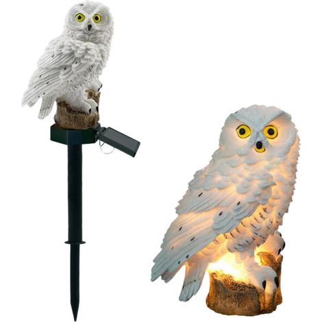 Lampe solaire jardin hibou LED étanche pour extérieur décoration mariage balcon terrasse éclairage durable