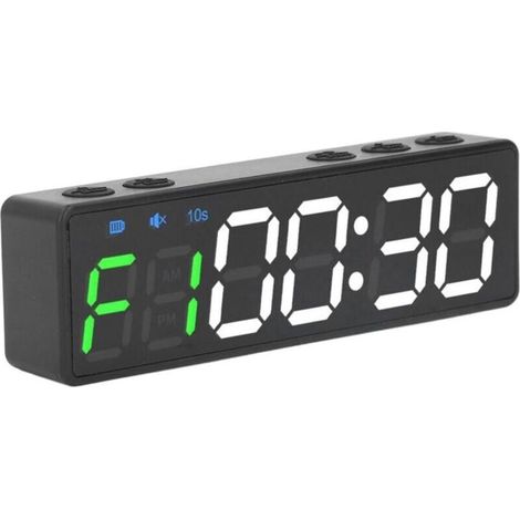 Minuteur de Gym Portable Horloge Numrique Rechargeable avec Aimant Idal pour Entranement et Fitness YYV (1/4)