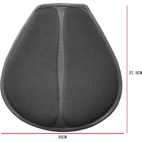 Fünflagiges Sattel-Gel-Sitzkissen, kühlendes Netzgewebe, atmungsaktives Antivibrations-Zubehör für M